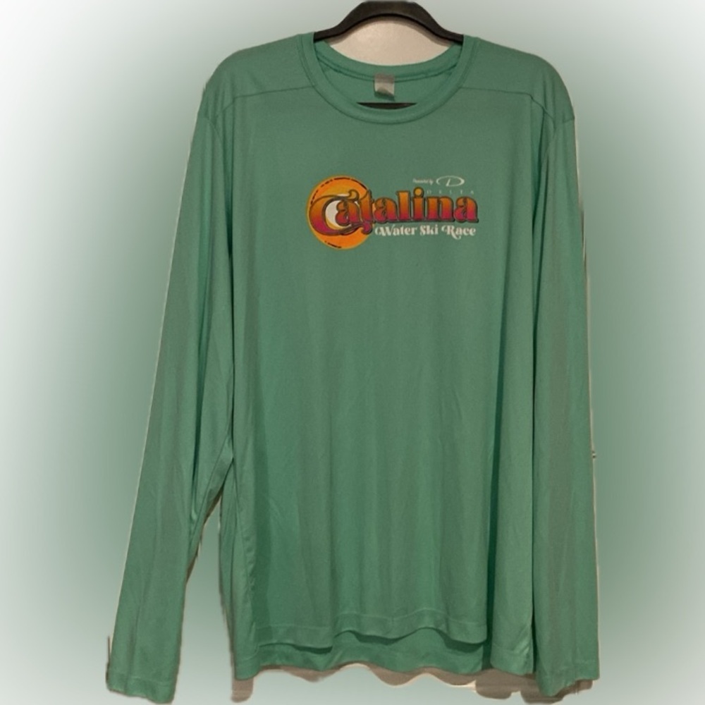 Sport-Tek® Posi-UV® Pro Long-Sleeved - Silkscreened CATALINA 74th Ski Race